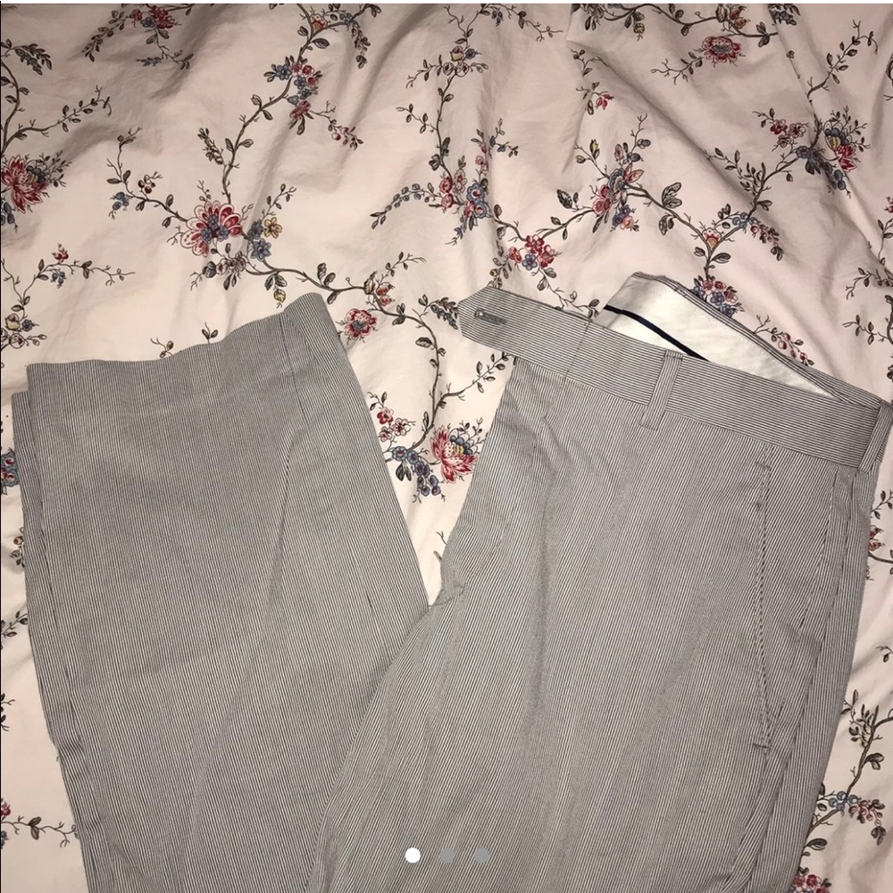RALPH LAUREN PINSTRIPE DRESS PANTS